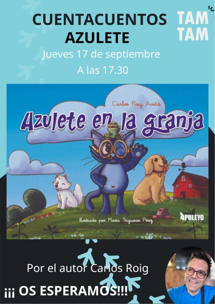 Presentación de Azulete y Azulete en la Granja