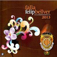 Portada del llibret de la Falla Felip Bellver - Mare Ràfols, 2013
